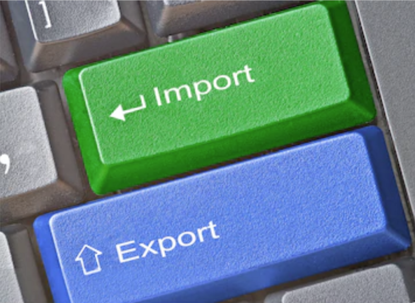 Clavier import export